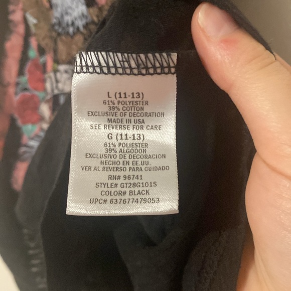 America The Brave 🇺🇸 Made In USA Grunge Graphic Black Tank - Size L - Picture 4 of 4